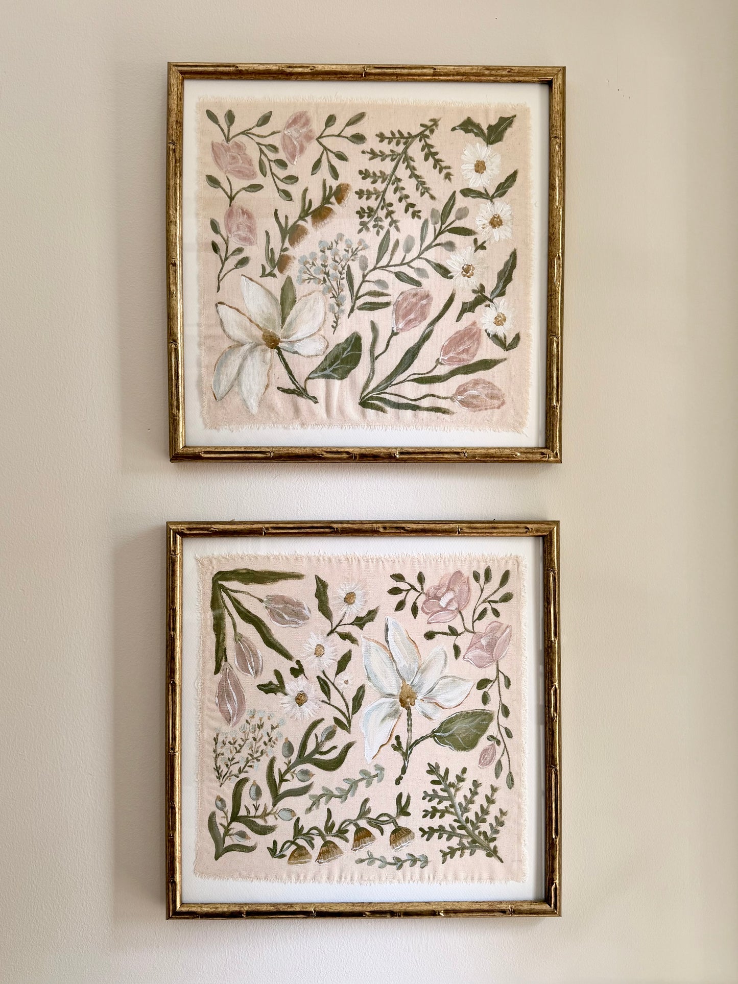 Florals on Linen