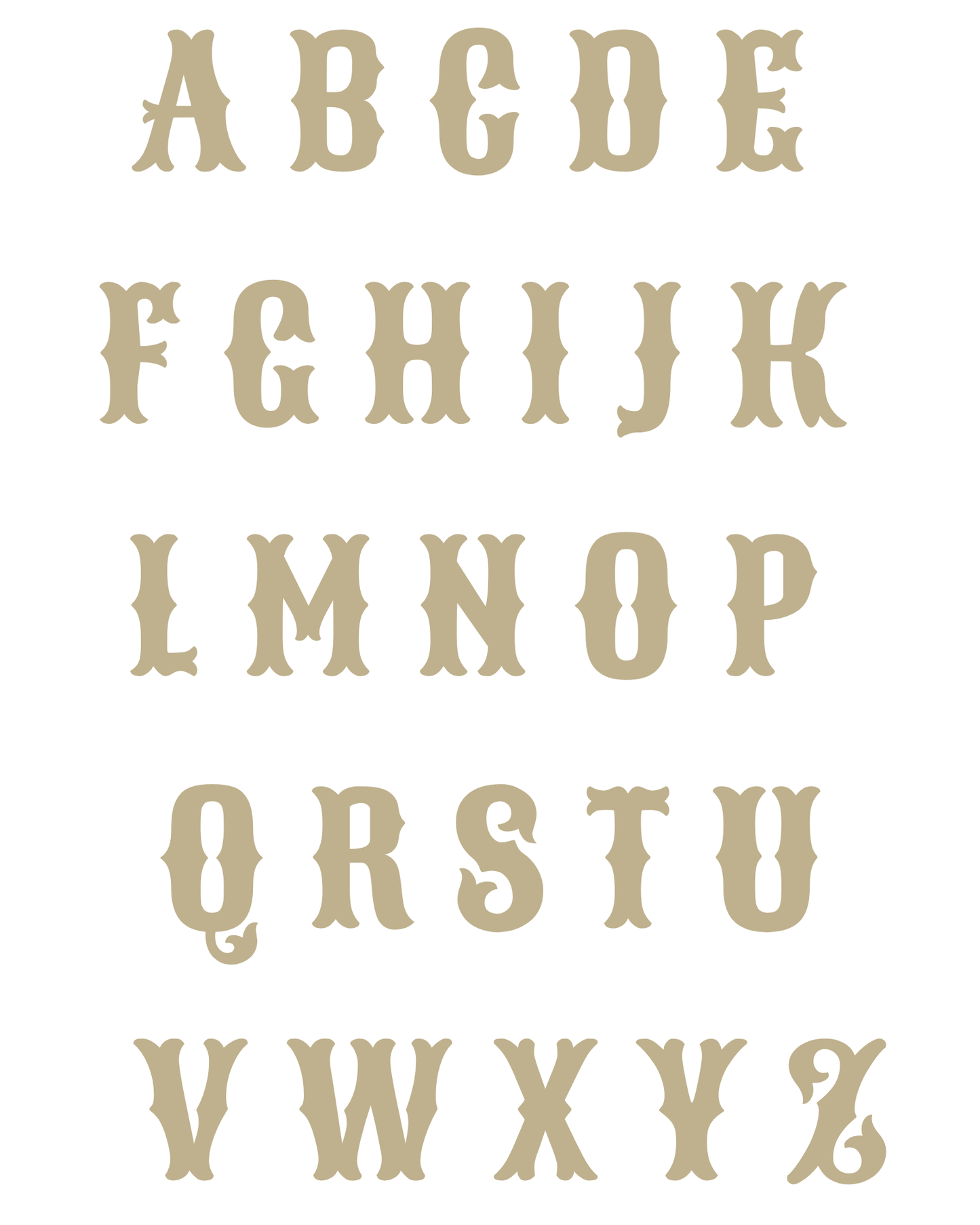 Heirloom Letter - Blush Scallop