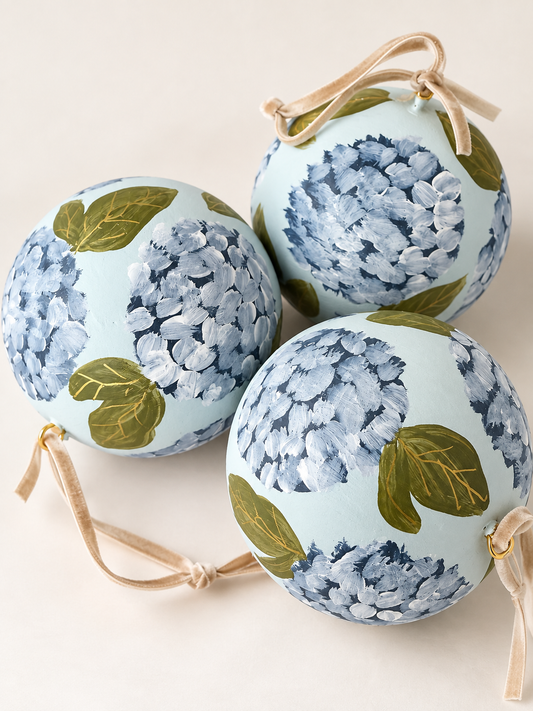 Blue Hydrangea Ornament