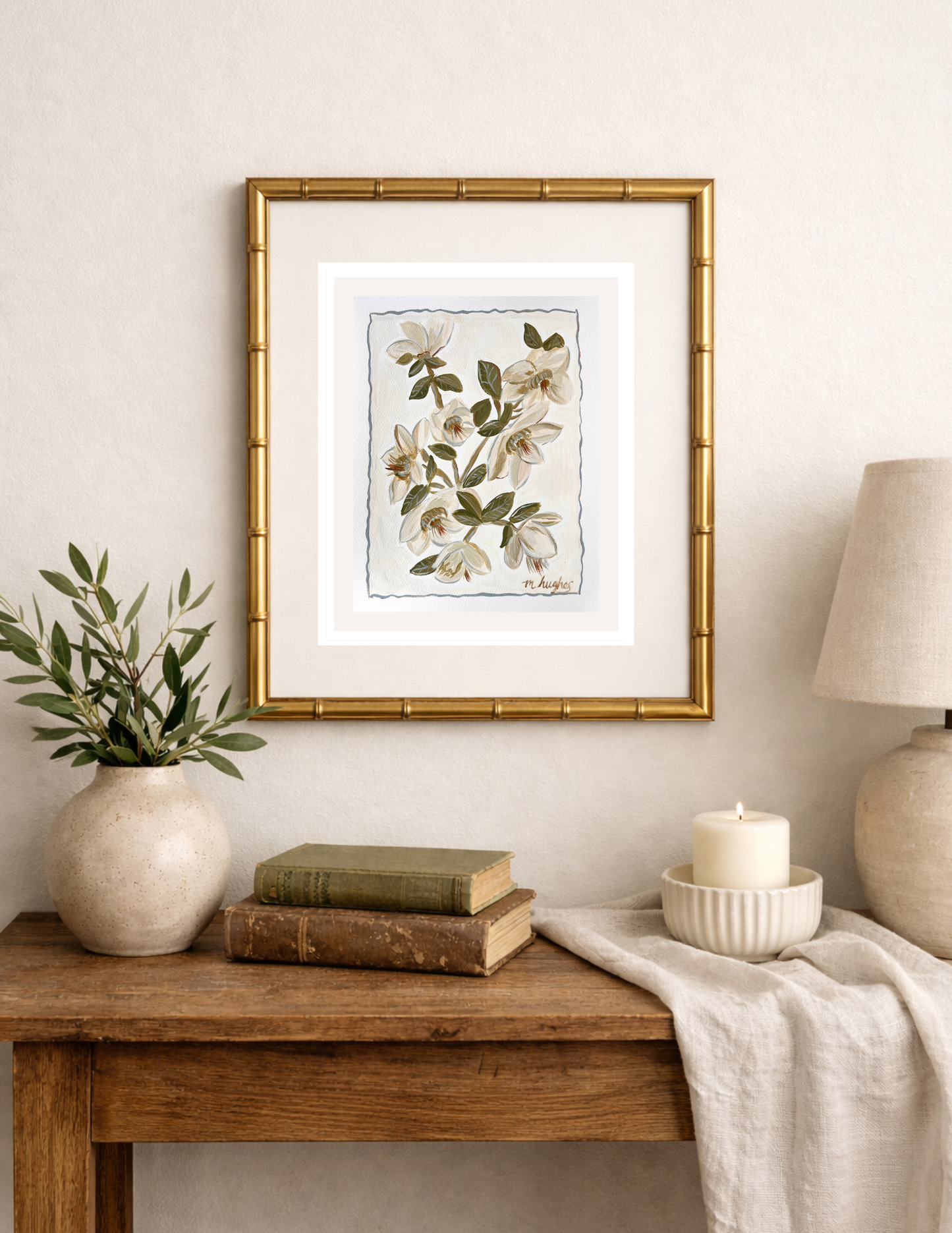 Linen Hellebores