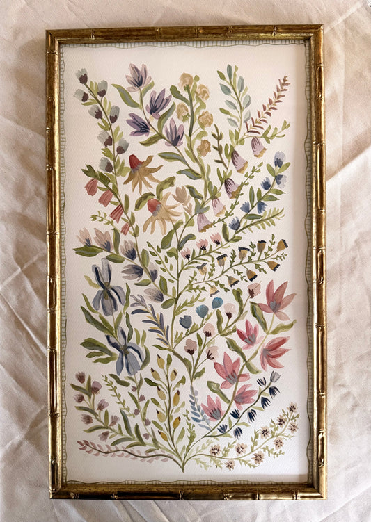 Wildflower Study in Watercolor
