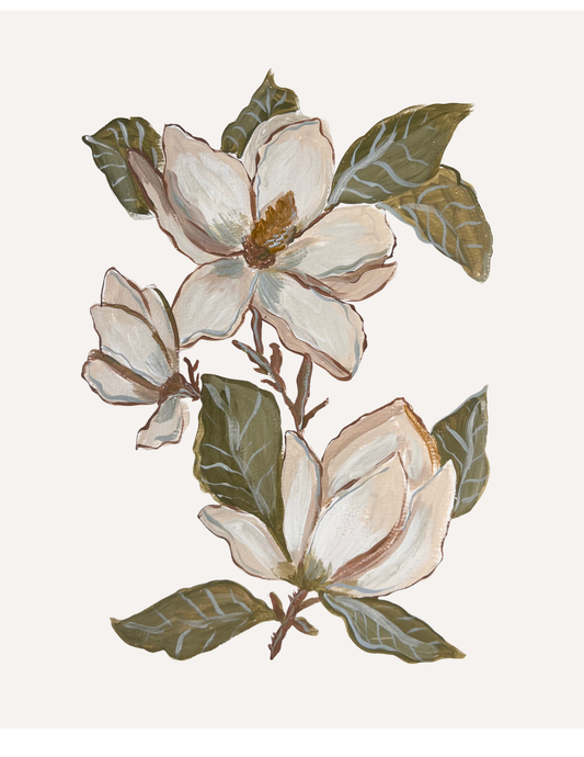 Magnolia Botanical Study