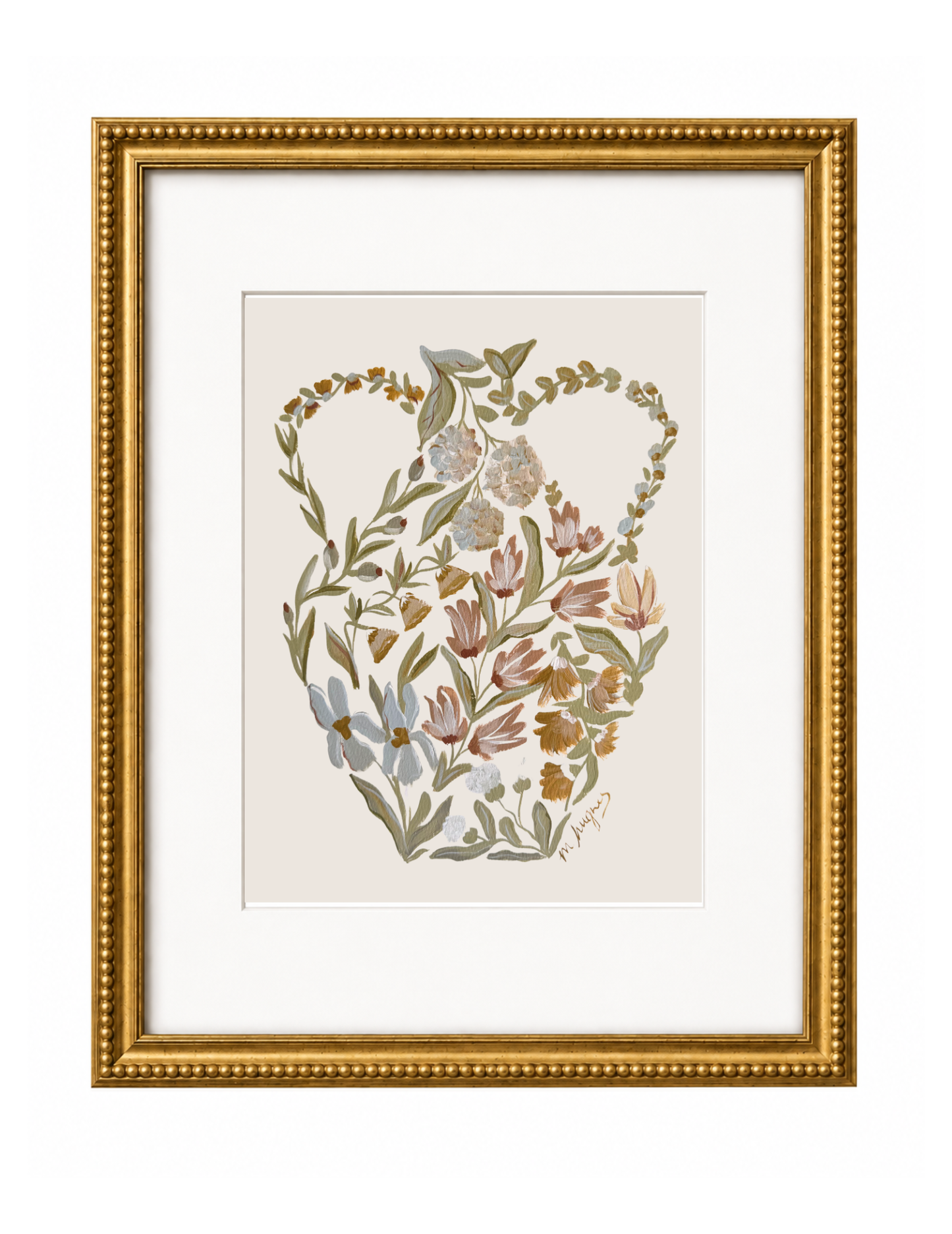 Floral Vessel Print