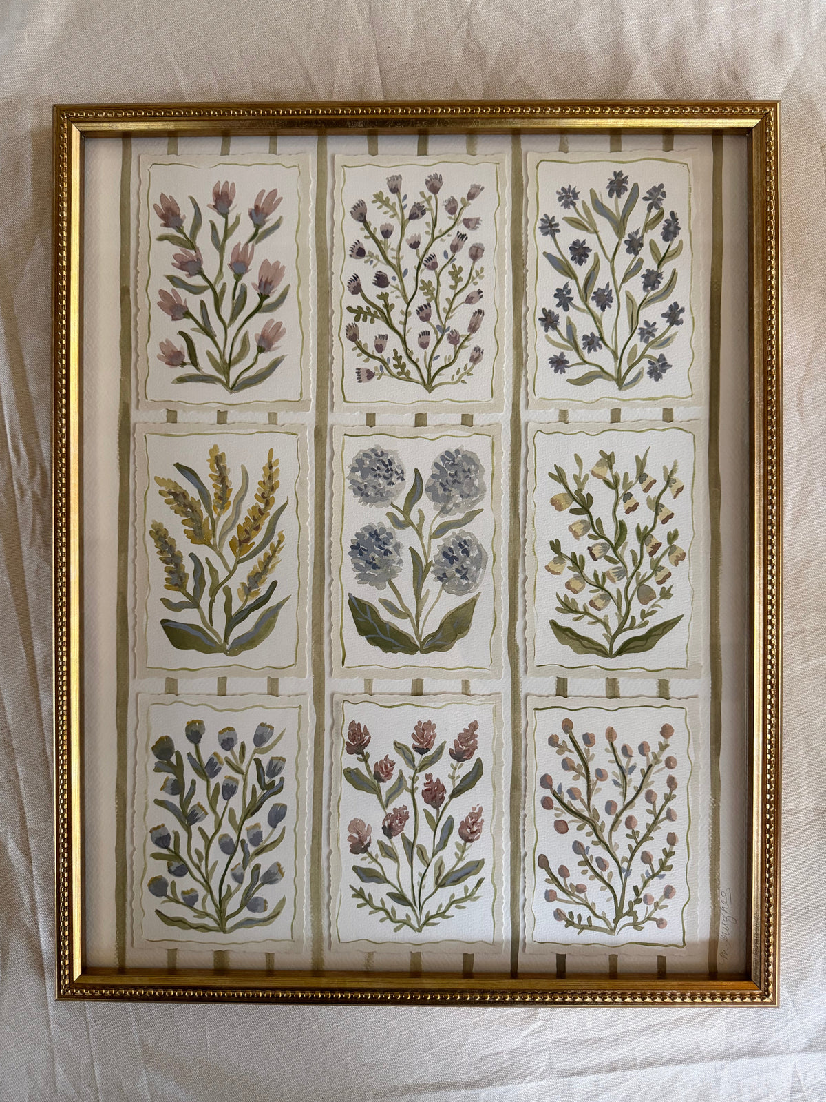 Collected Botanicals in Watercolor