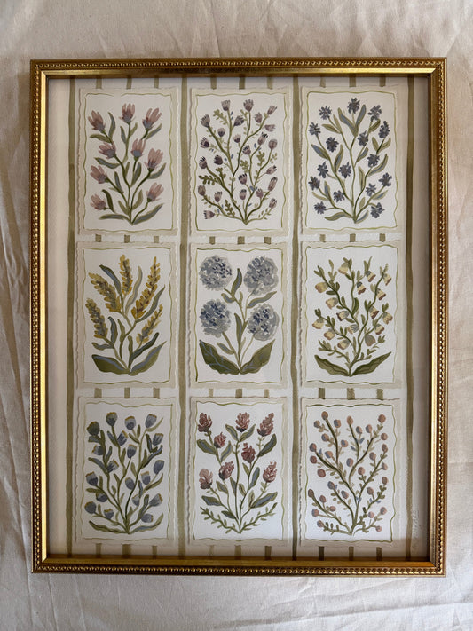 Collected Botanicals in Watercolor