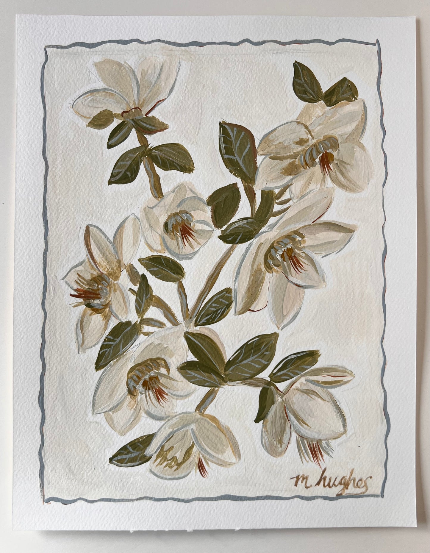 Linen Hellebores