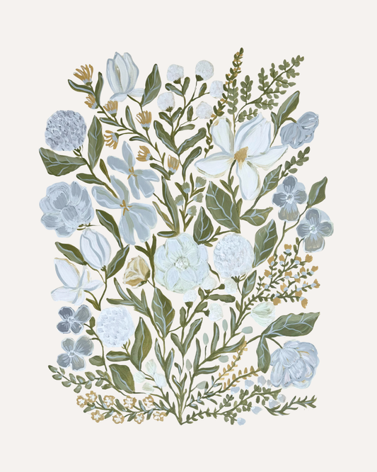 Wildflowers in Blue