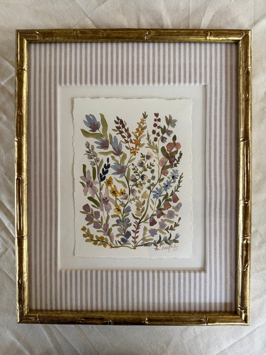 Striped Wildflowers No. 1
