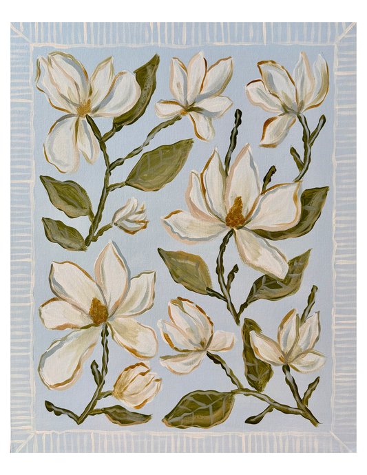 Magnolia Garden Sky Print