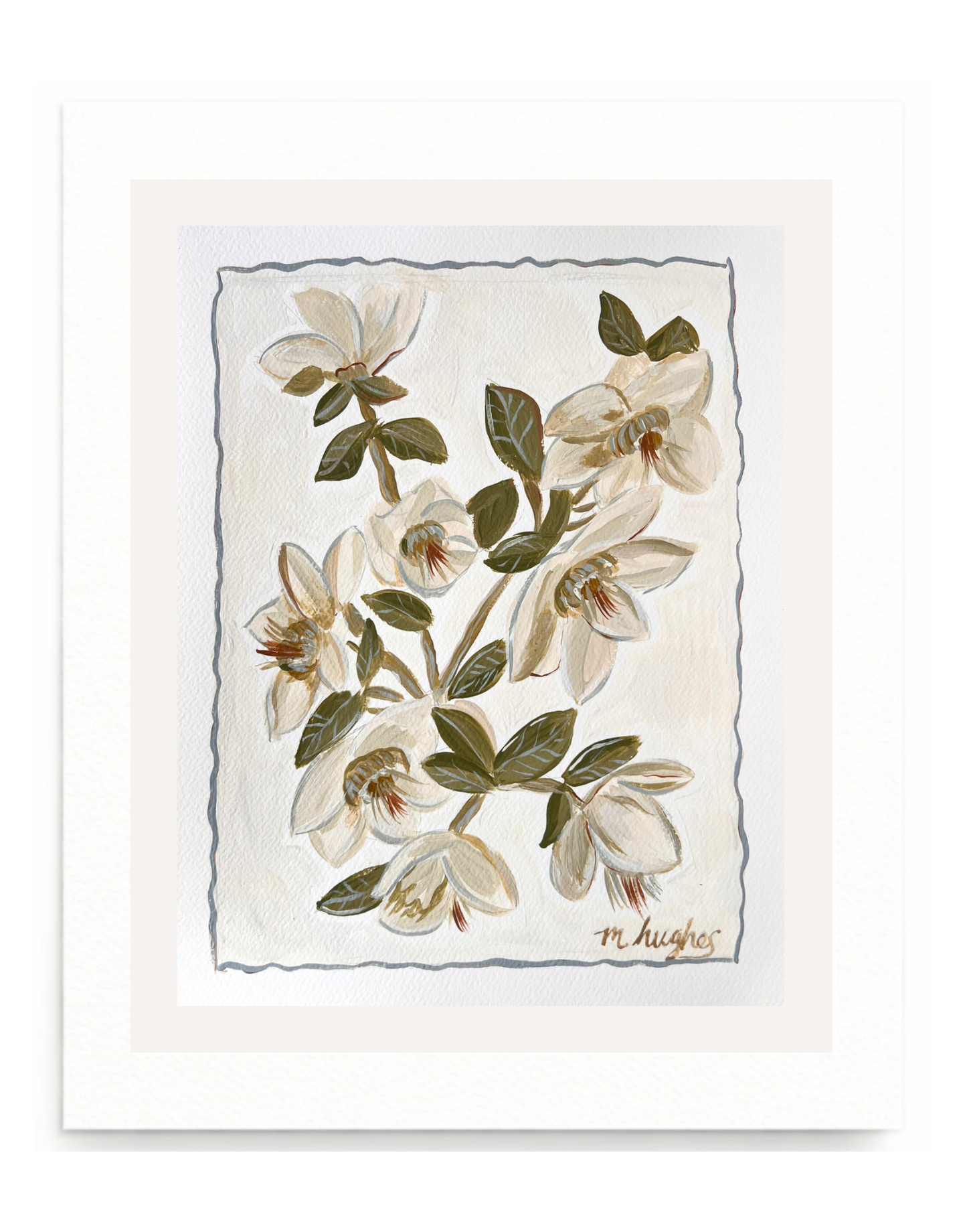 Linen Hellebores